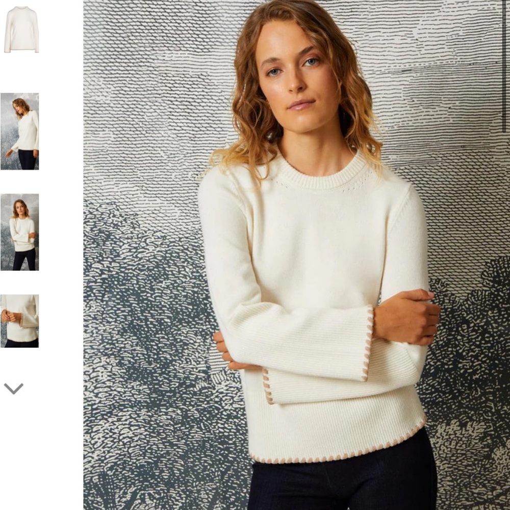 Charlotte Brody THYME SWEATER - IVORY